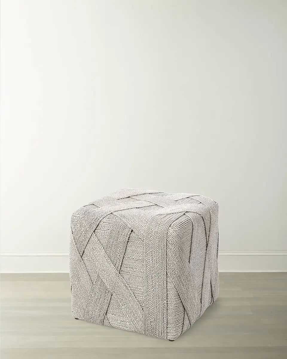 Palecek Henley Hassock | Image 1 Palecek Henley Hassock | Image 1