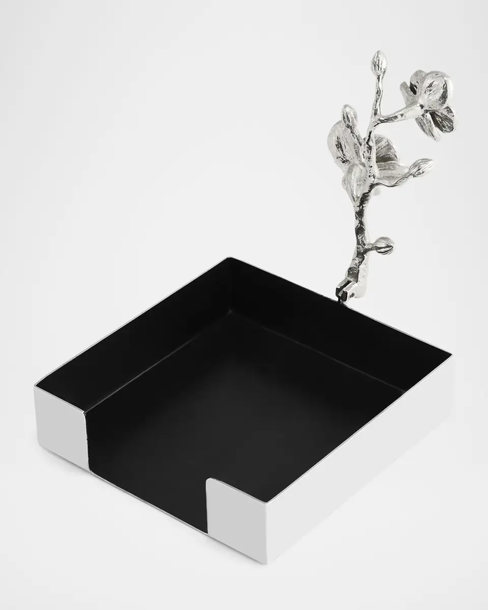 Michael Aram White Orchid Cocktail Napkin Holder | Thumbnail 3 Michael Aram White Orchid Cocktail Napkin Holder | Thumbnail 3