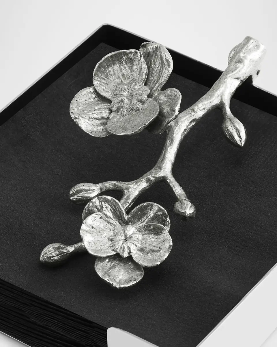 Michael Aram White Orchid Cocktail Napkin Holder | Thumbnail 4 Michael Aram White Orchid Cocktail Napkin Holder | Thumbnail 4