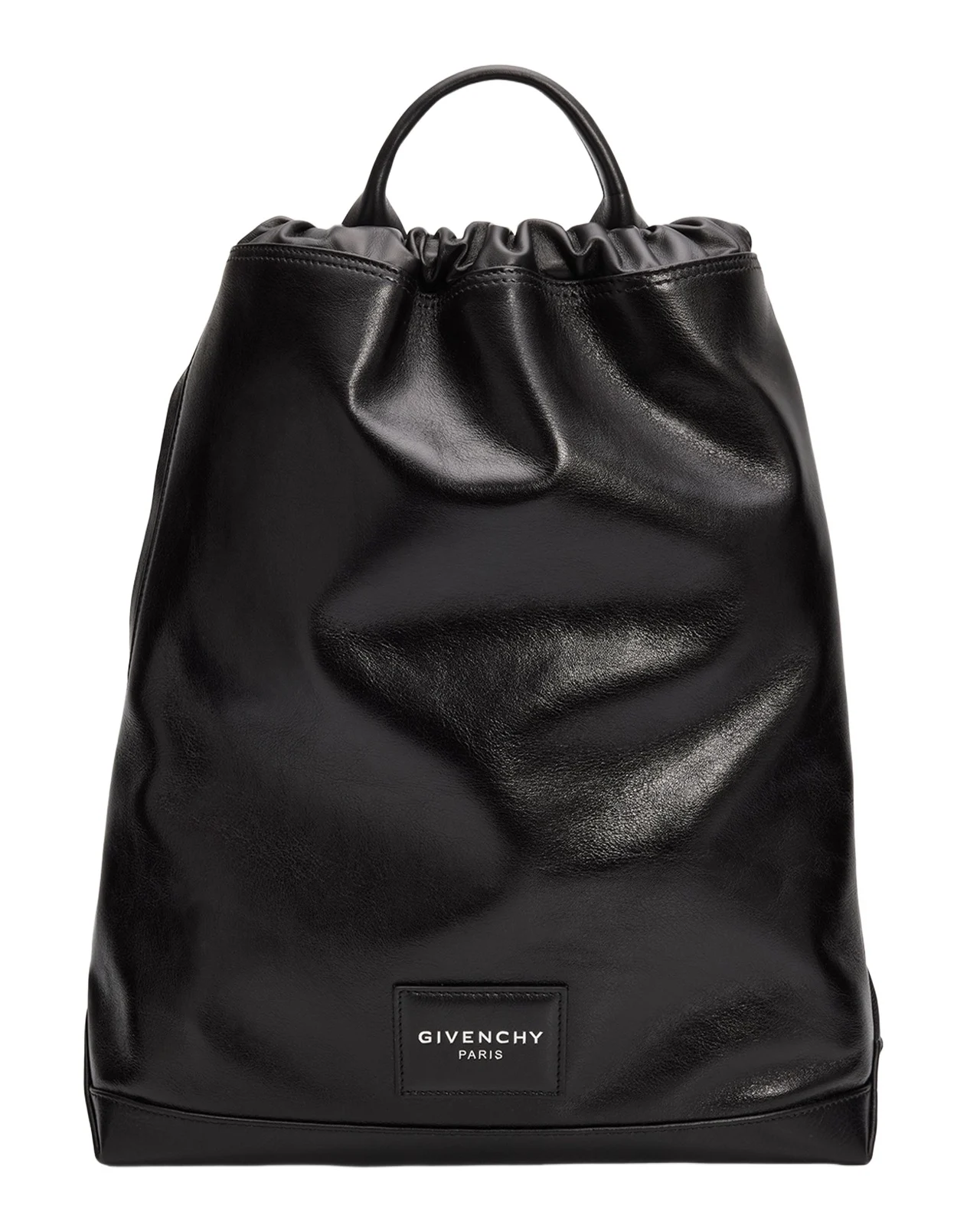 Givenchy Men's Leather Drawstring Backpack