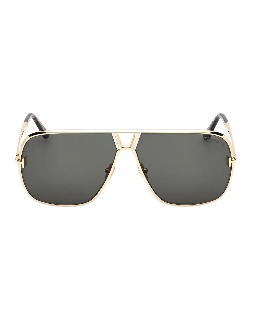 Tom Ford Stavros Aviator Metal Sunglasses | Image 1 Tom Ford Stavros Aviator Metal Sunglasses | Image 1