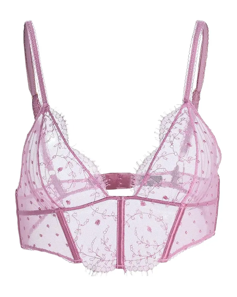 Kiki De Montparnasse Merci Beaucoup Lace Longline Bra | Image 1 Kiki De Montparnasse Merci Beaucoup Lace Longline Bra | Image 1