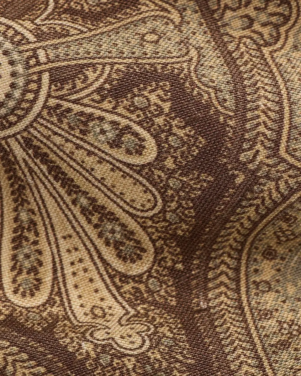Ralph Lauren Purple Label Paisley Linen-Silk Tie | Thumbnail 5 Ralph Lauren Purple Label Paisley Linen-Silk Tie | Thumbnail 5