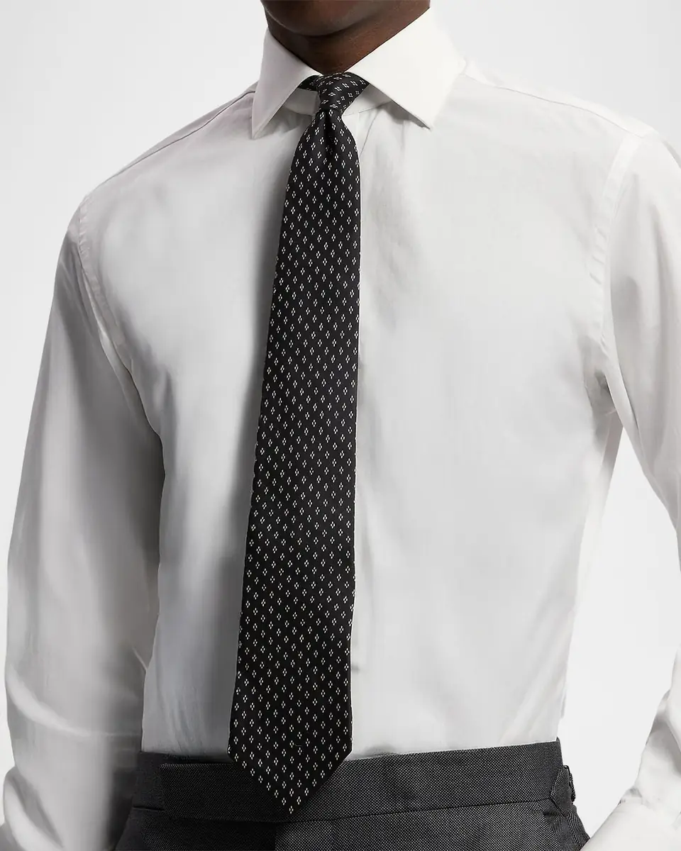 Ralph Lauren Purple Label Dotted-Diamond Silk Tie | Thumbnail 4 Ralph Lauren Purple Label Dotted-Diamond Silk Tie | Thumbnail 4