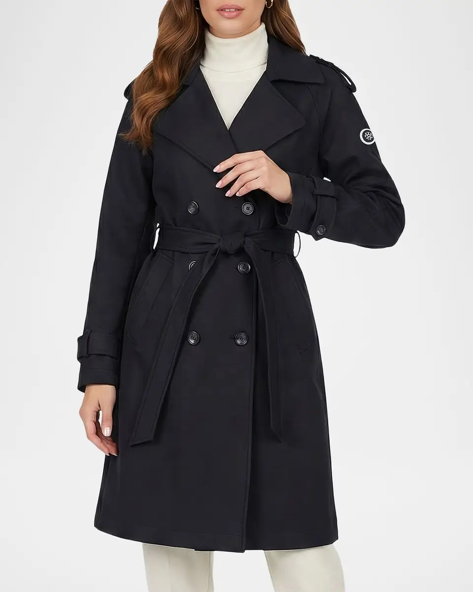 Gorski Wool Belted Double-Breasted Trench Coat | Thumbnail 5
