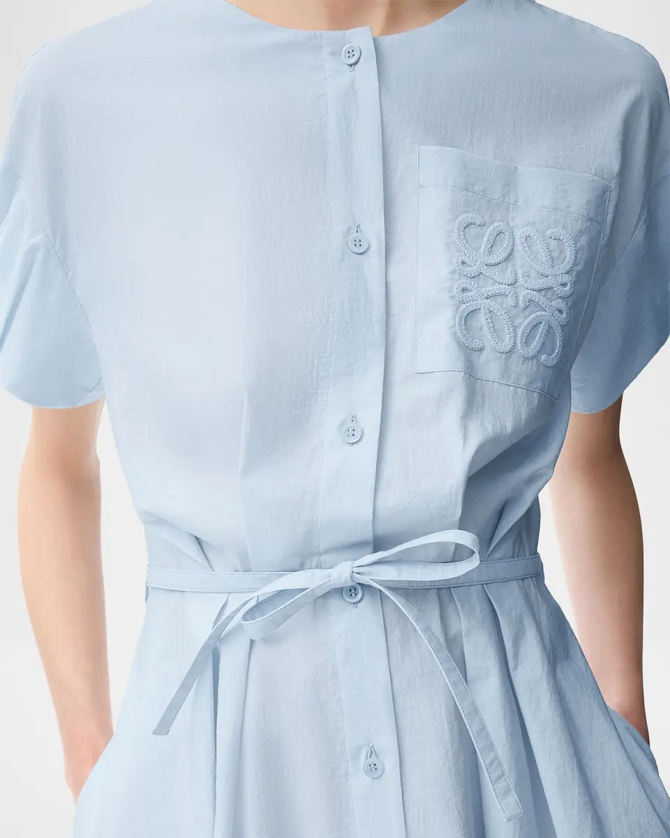 Loewe x Paula's Ibiza Puff-Sleeve Pleated Shirtdress | Thumbnail 3 Loewe x Paula's Ibiza Puff-Sleeve Pleated Shirtdress | Thumbnail 3