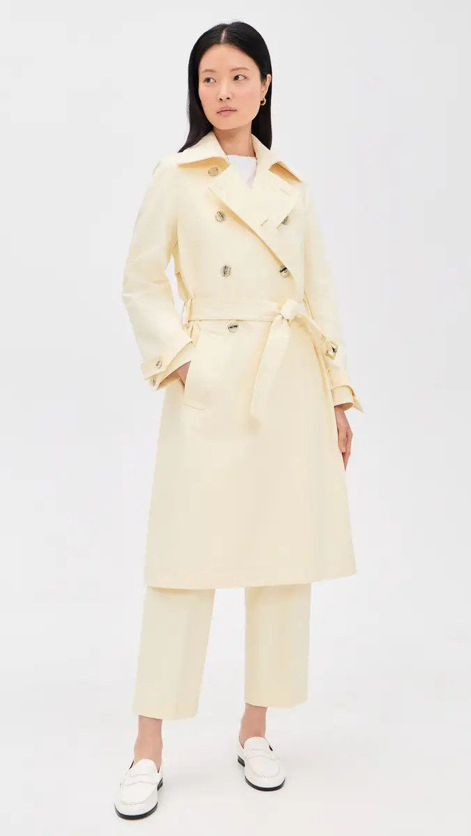 RENGGLI Cotton Twill Trench Coat | Thumbnail 5