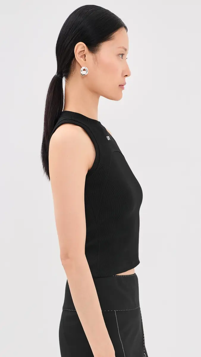 Off-White Off Stamp Ribbed Tank | Thumbnail 4 Off-White Off Stamp Ribbed Tank | Thumbnail 4