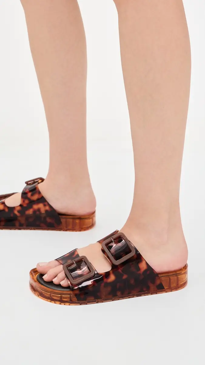 Dolce Vita Julio Jelly Sandals Tortoise Vinyl | Thumbnail 3