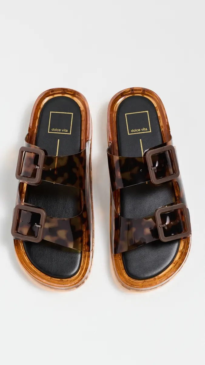 Dolce Vita Julio Jelly Sandals Tortoise Vinyl | Thumbnail 5