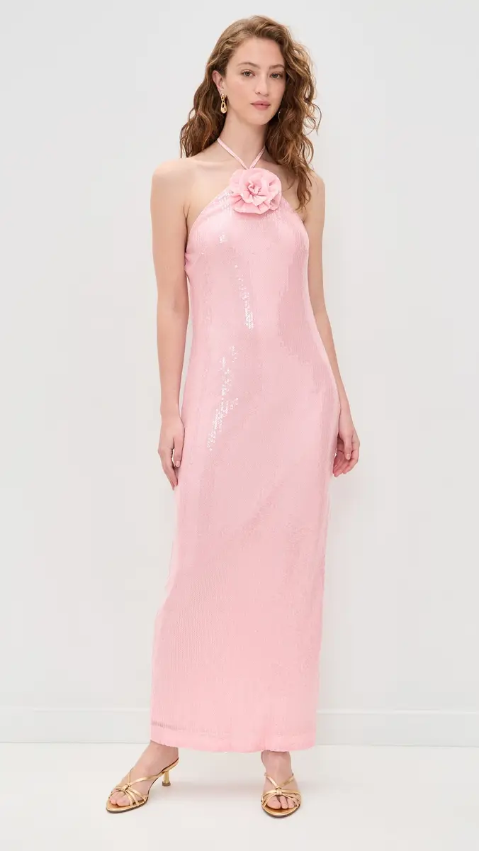 endless rose Rose Haltered Sequins Maxi Dress | Thumbnail 2 endless rose Rose Haltered Sequins Maxi Dress | Thumbnail 2