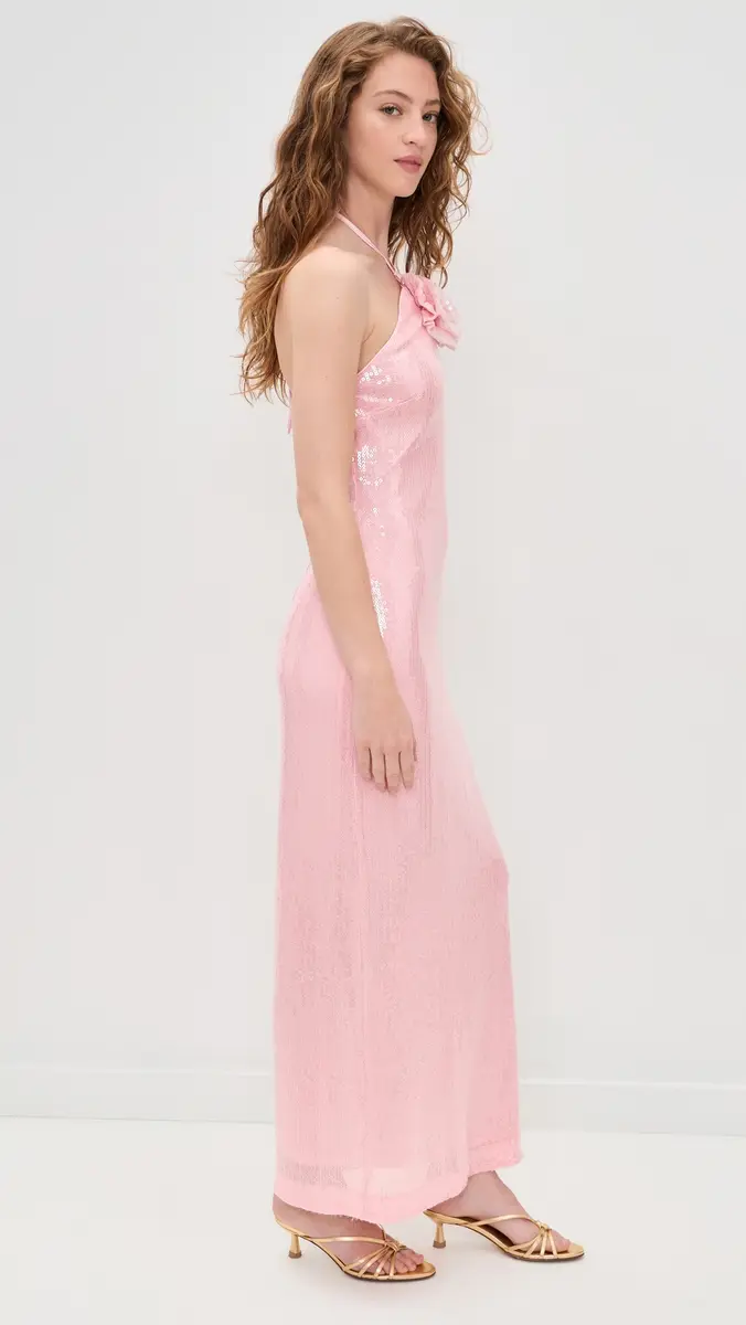 endless rose Rose Haltered Sequins Maxi Dress | Thumbnail 4 endless rose Rose Haltered Sequins Maxi Dress | Thumbnail 4