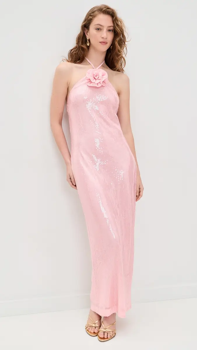 endless rose Rose Haltered Sequins Maxi Dress | Thumbnail 5 endless rose Rose Haltered Sequins Maxi Dress | Thumbnail 5