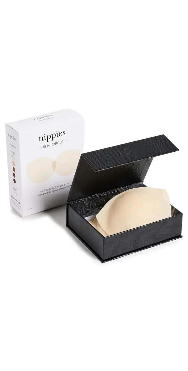 Bristols 6 Nippies Semicircle Nipple Covers Creme One Size | Image 1 Bristols 6 Nippies Semicircle Nipple Covers Creme One Size | Image 1