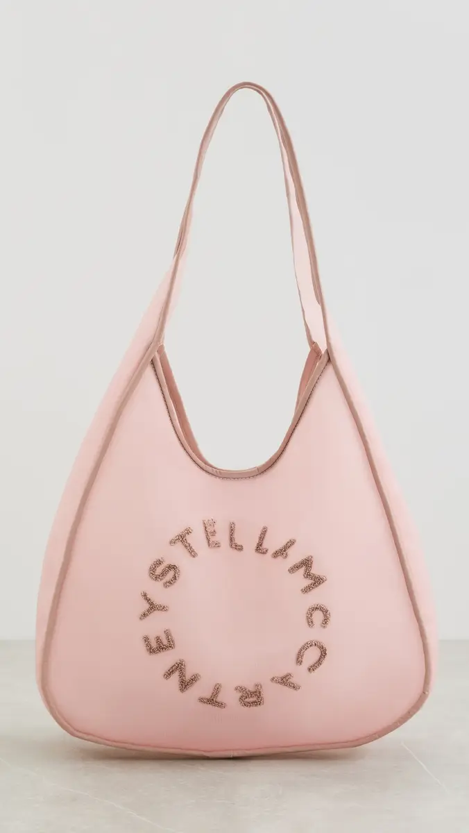 Stella McCartney Large Mesh Logo Hobo Bag | Thumbnail 2 Stella McCartney Large Mesh Logo Hobo Bag | Thumbnail 2