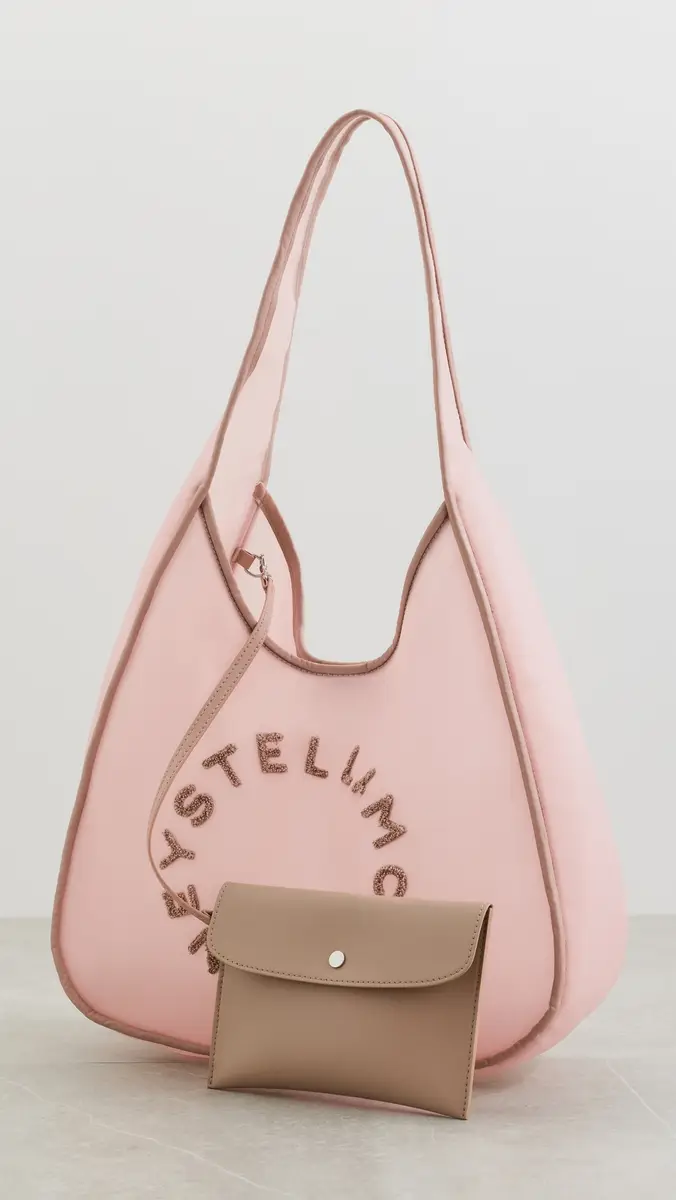Stella McCartney Large Mesh Logo Hobo Bag | Thumbnail 5 Stella McCartney Large Mesh Logo Hobo Bag | Thumbnail 5