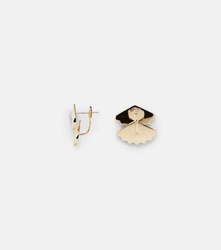 Anita Ko Fan Large 18kt gold earrings | Thumbnail 2