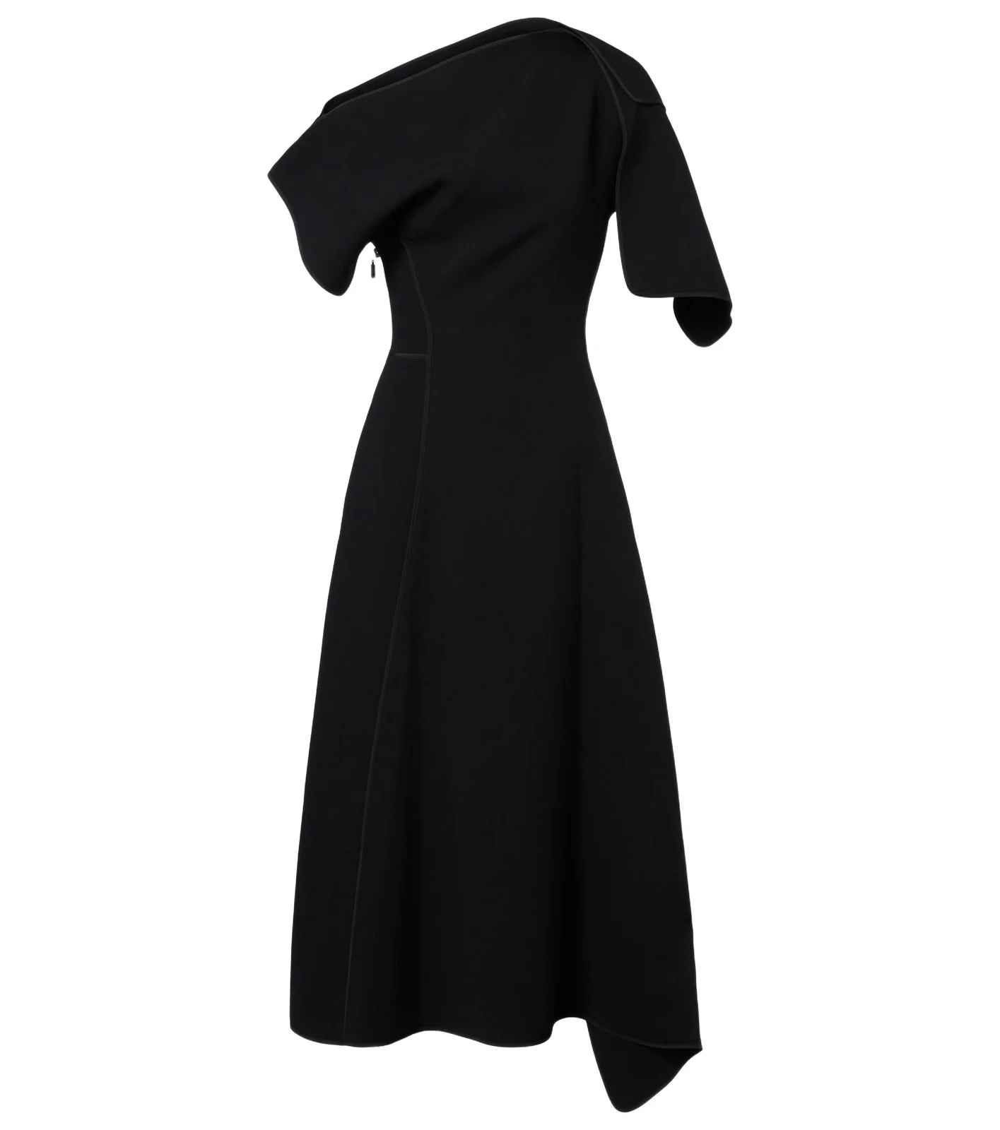 Diadem draped asymmetric midi dress Diadem draped asymmetric midi dress