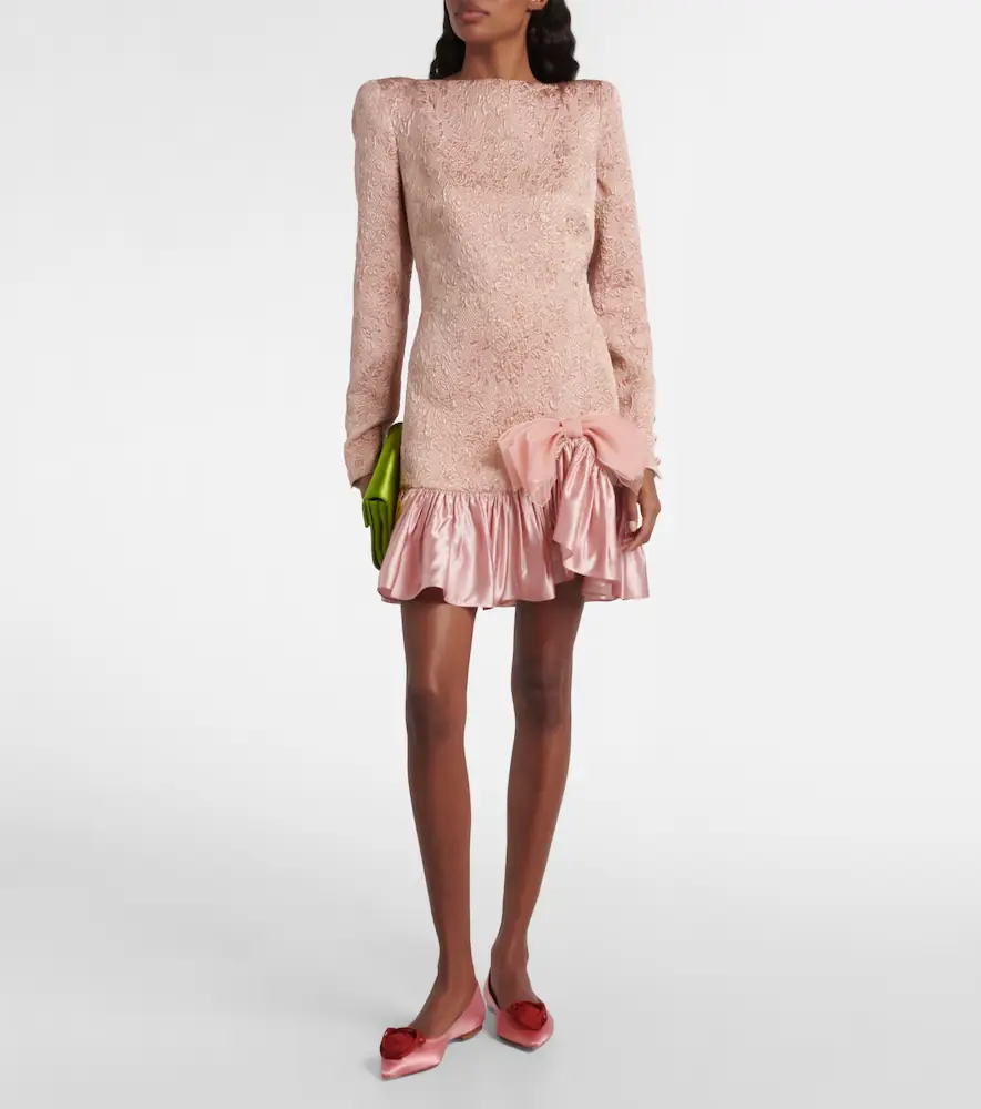 Roger Vivier I Love Viver floral-appliqué satin ballet flats | Thumbnail 5 Roger Vivier I Love Viver floral-appliqué satin ballet flats | Thumbnail 5