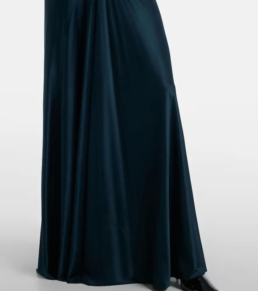 Victoria Beckham Gathered satin gown | Thumbnail 2