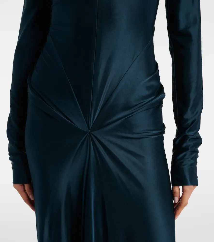Victoria Beckham Gathered satin gown | Thumbnail 7