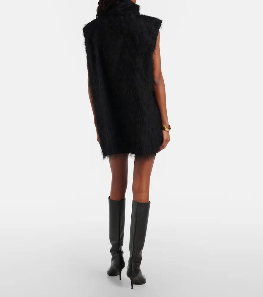 The Frankie Shop Lancy fringed minidress | Thumbnail 3