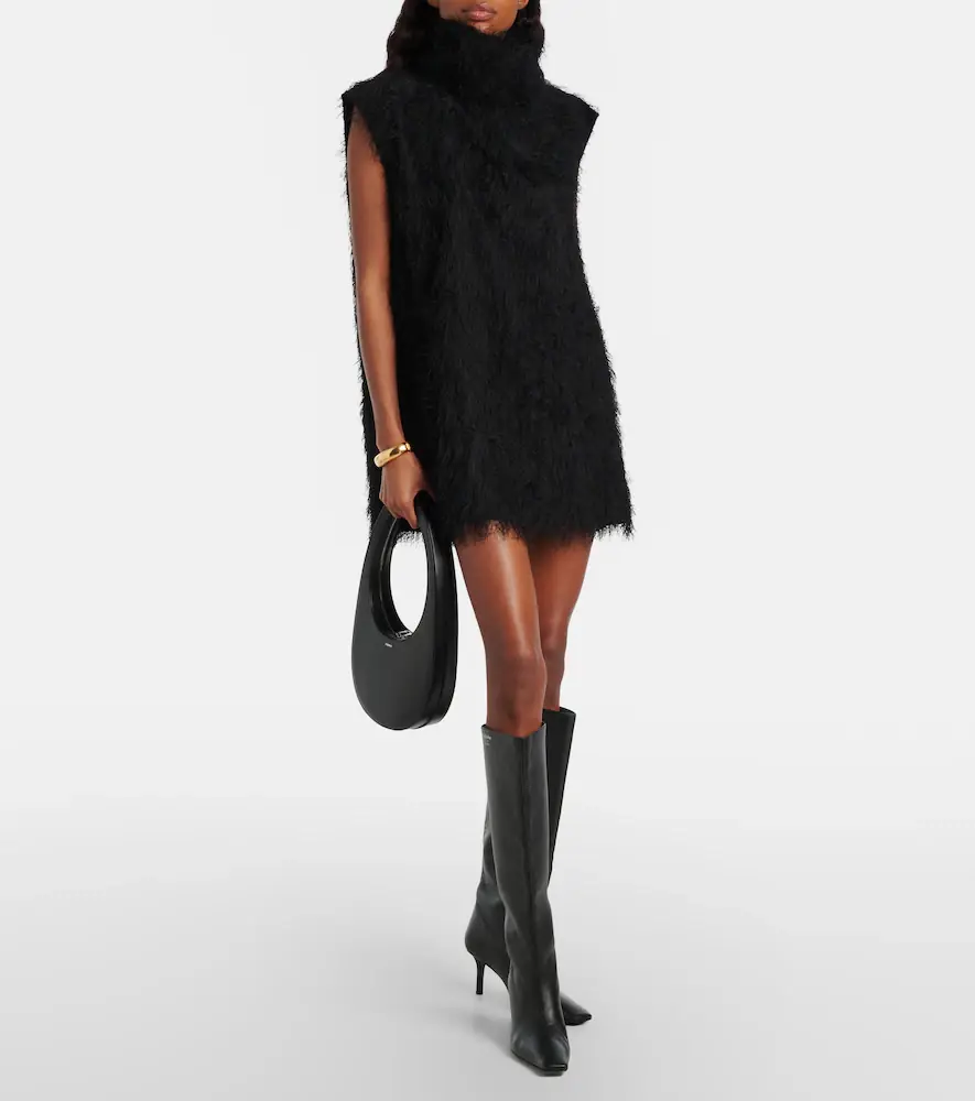 The Frankie Shop Lancy fringed minidress | Thumbnail 5