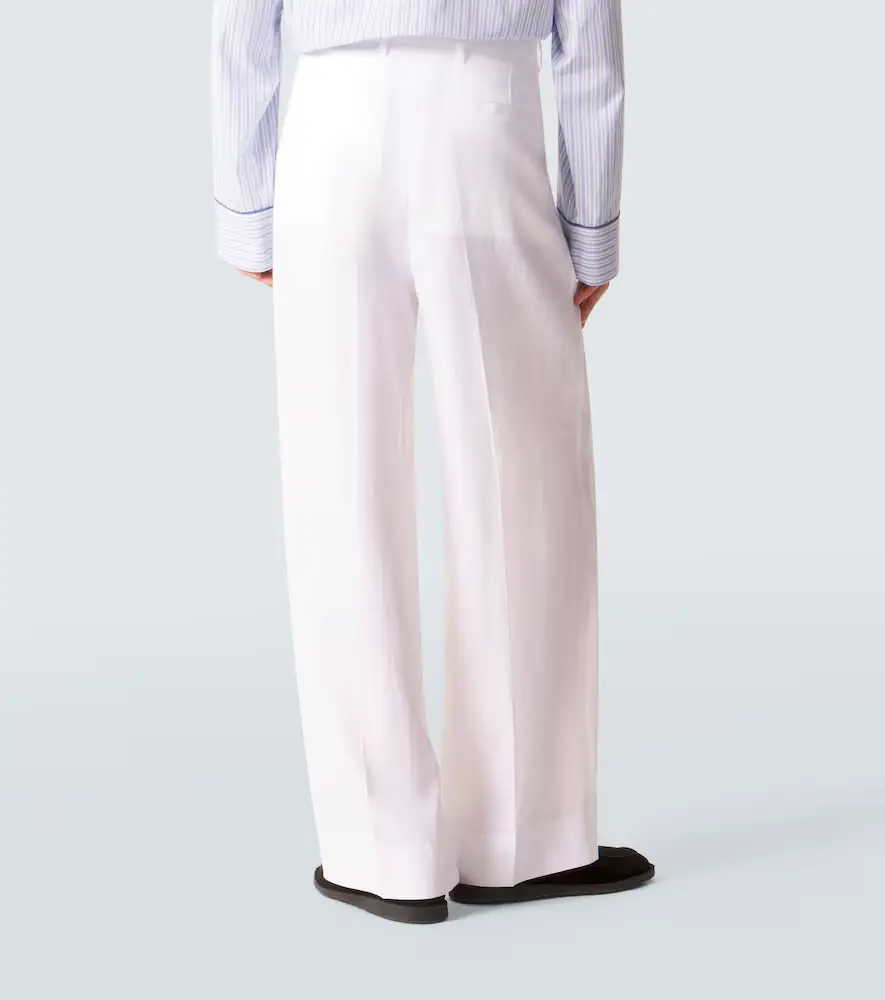 Dolce & Gabbana Linen canvas wide-leg pants | Thumbnail 5