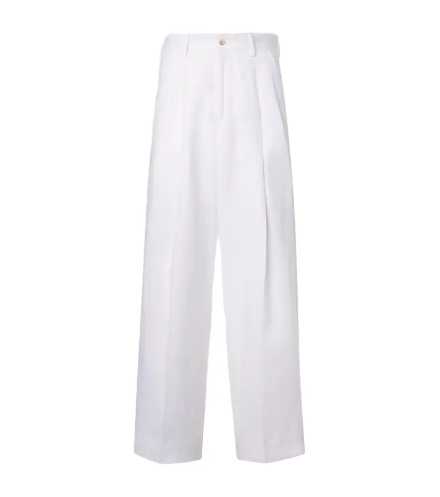 Dolce & Gabbana Linen canvas wide-leg pants | Image 1 Dolce & Gabbana Linen canvas wide-leg pants | Image 1
