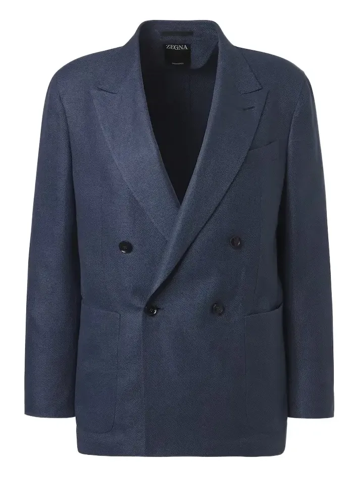 Linen, wool and silk blazer Linen, wool and silk blazer