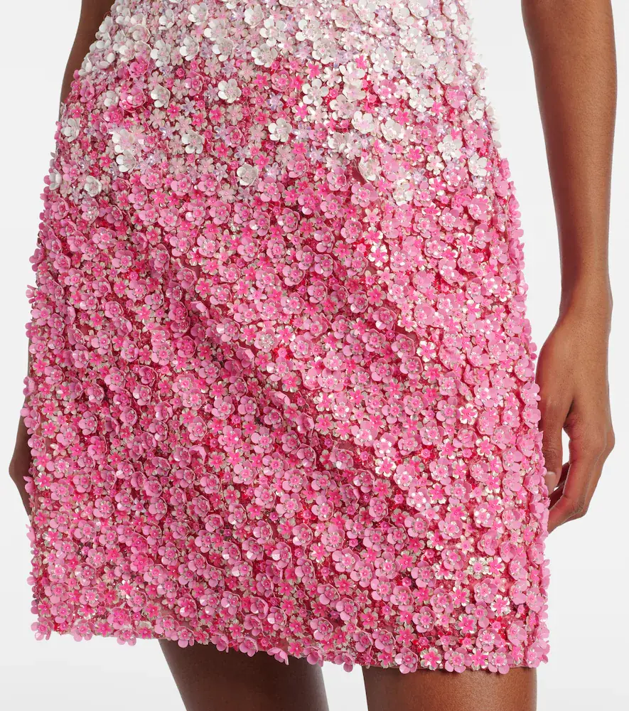 LA FUORI Là Fuori Sequined ombré minidress | Thumbnail 2 LA FUORI Là Fuori Sequined ombré minidress | Thumbnail 2