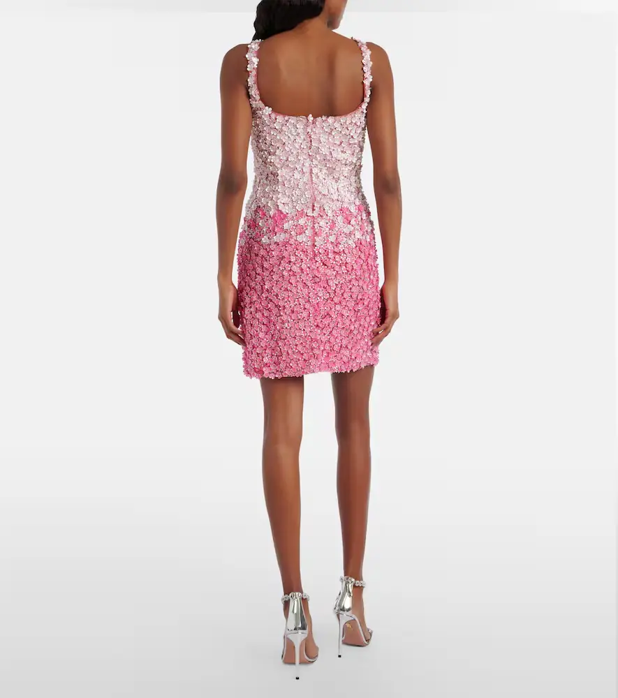 LA FUORI Là Fuori Sequined ombré minidress | Thumbnail 4 LA FUORI Là Fuori Sequined ombré minidress | Thumbnail 4