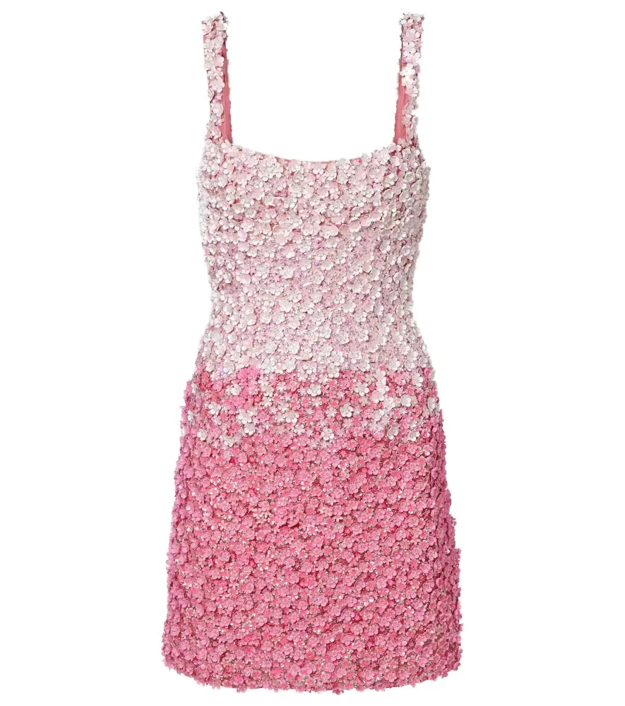 Là Fuori Sequined ombré minidress