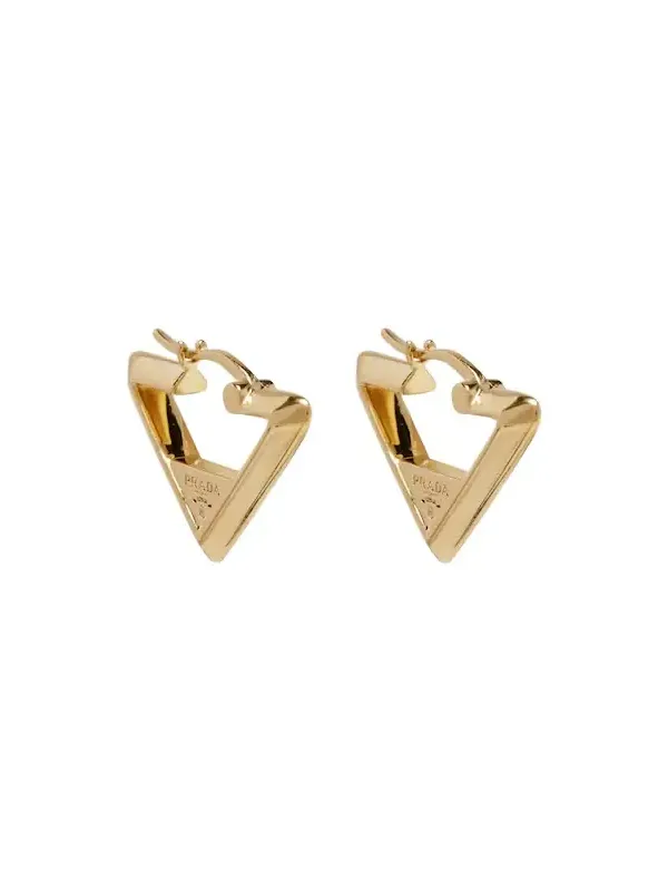Logo earrings