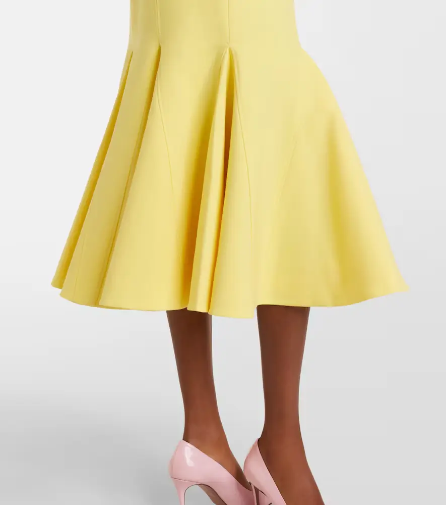 Emilia Wickstead Seema crêpe cocktail dress | Thumbnail 3
