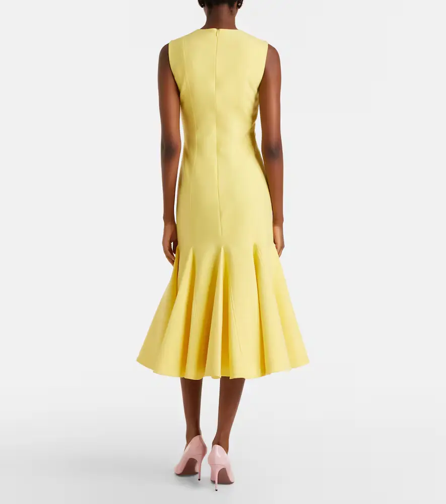 Emilia Wickstead Seema crêpe cocktail dress | Thumbnail 4