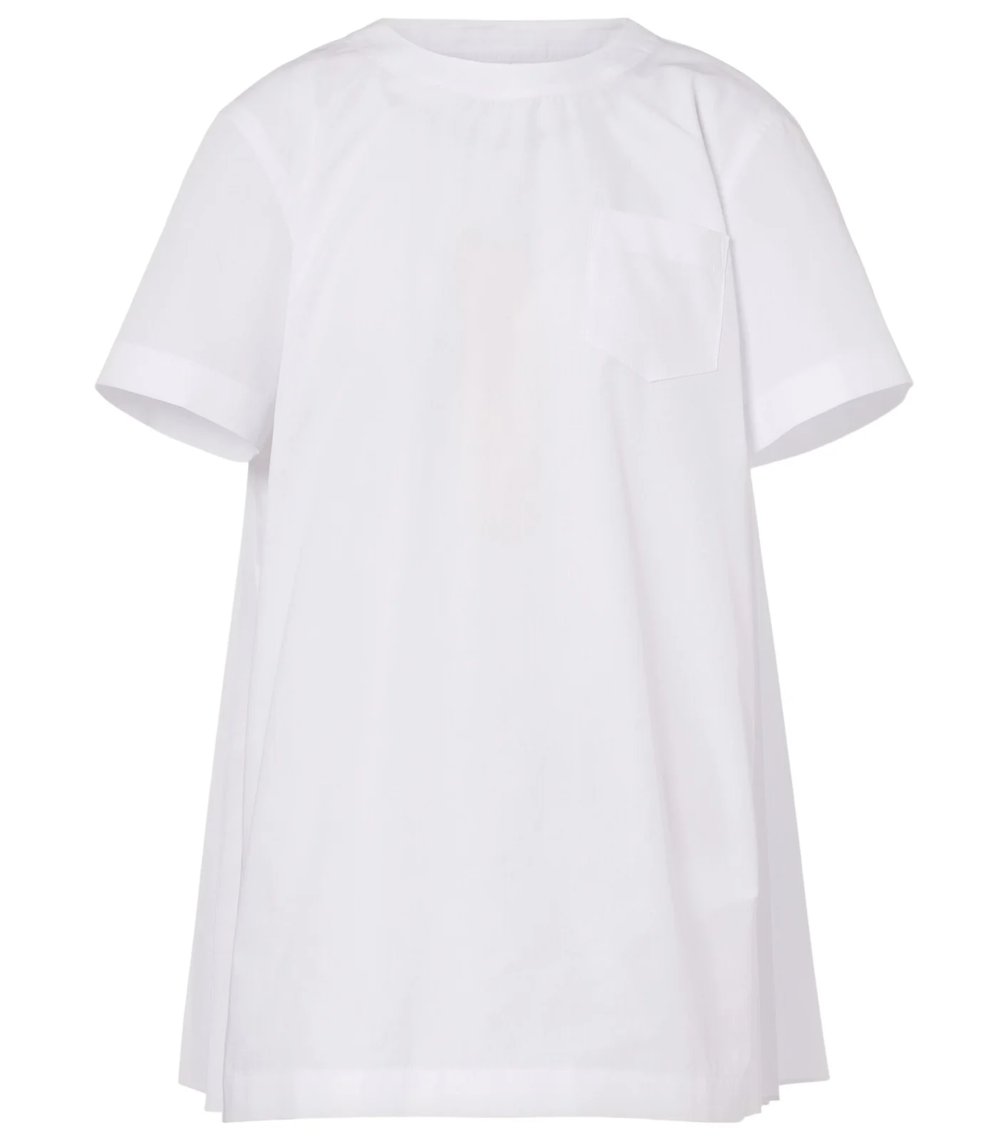 Poplin minidress