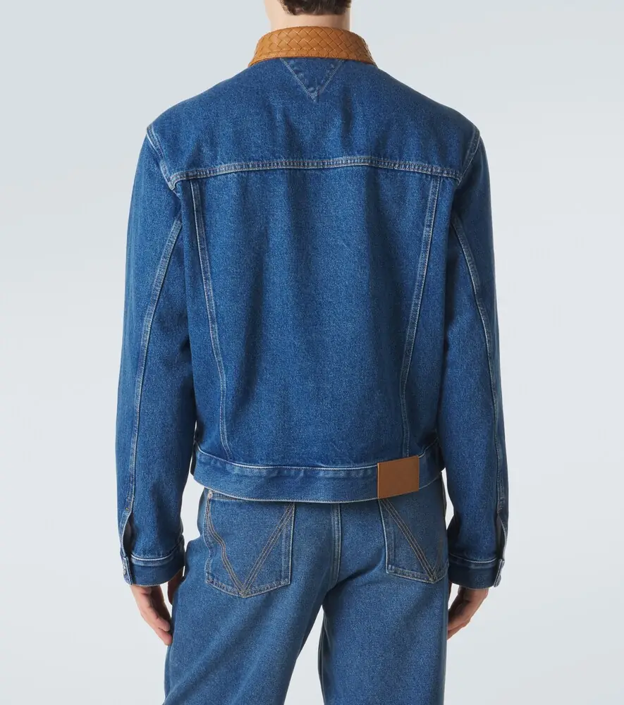 Bottega Veneta Intrecciato denim jacket | Thumbnail 3
