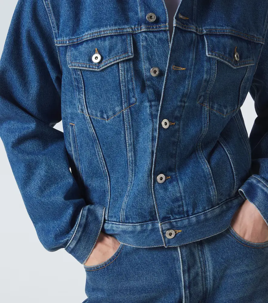 Bottega Veneta Intrecciato denim jacket | Thumbnail 4