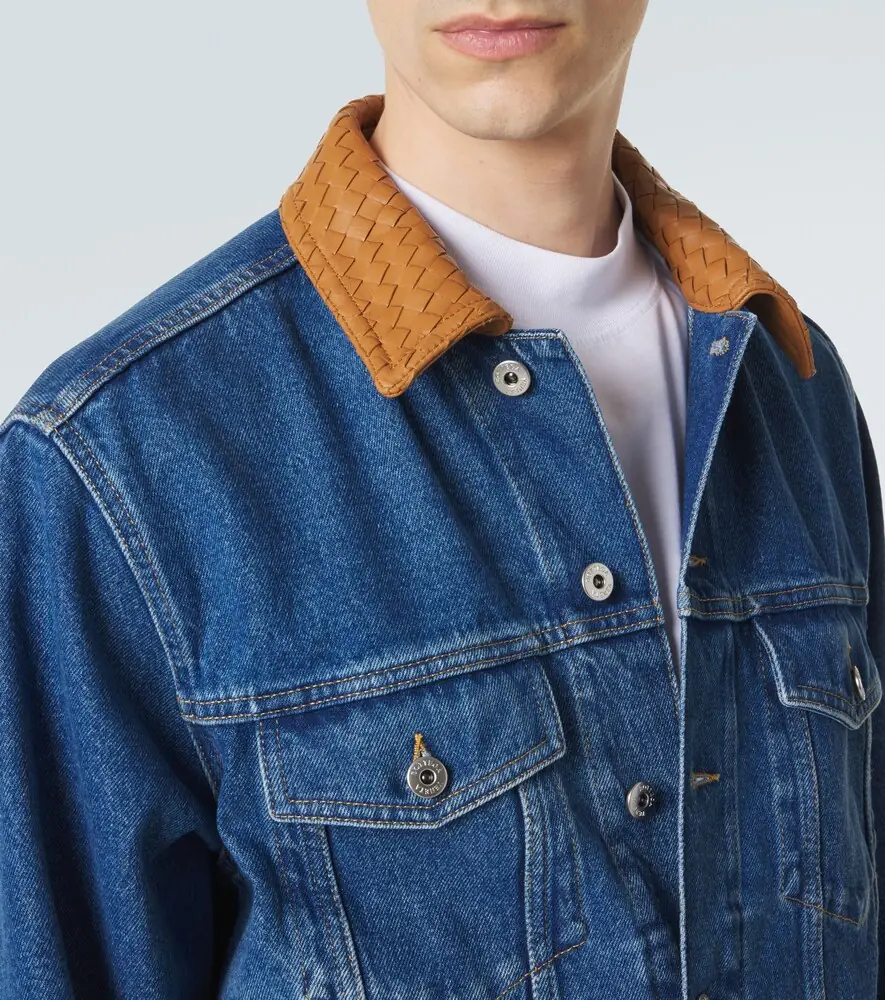 Bottega Veneta Intrecciato denim jacket | Thumbnail 6