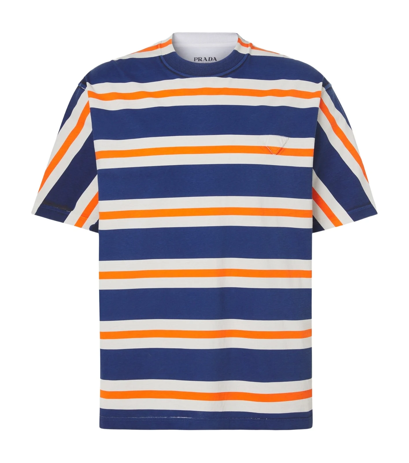 Striped cotton jersey T-shirt