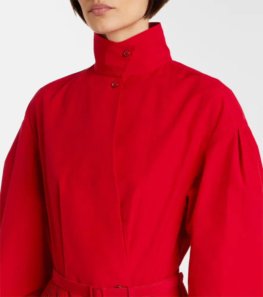 Ralph Lauren Collection Daley belted cotton-blend poplin gown | Thumbnail 4