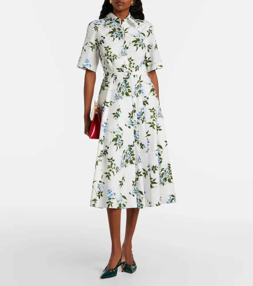 Emilia Wickstead Rubie floral cotton poplin shirt dress | Thumbnail 6 Emilia Wickstead Rubie floral cotton poplin shirt dress | Thumbnail 6