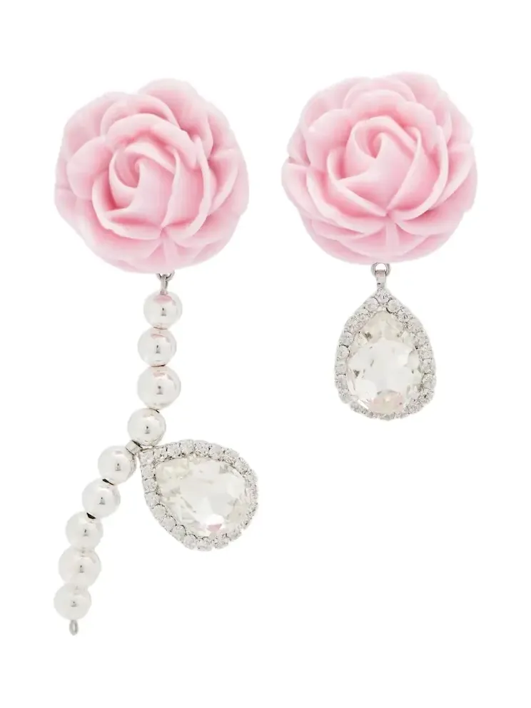 Rose embellished drop earrings Rose embellished drop earrings