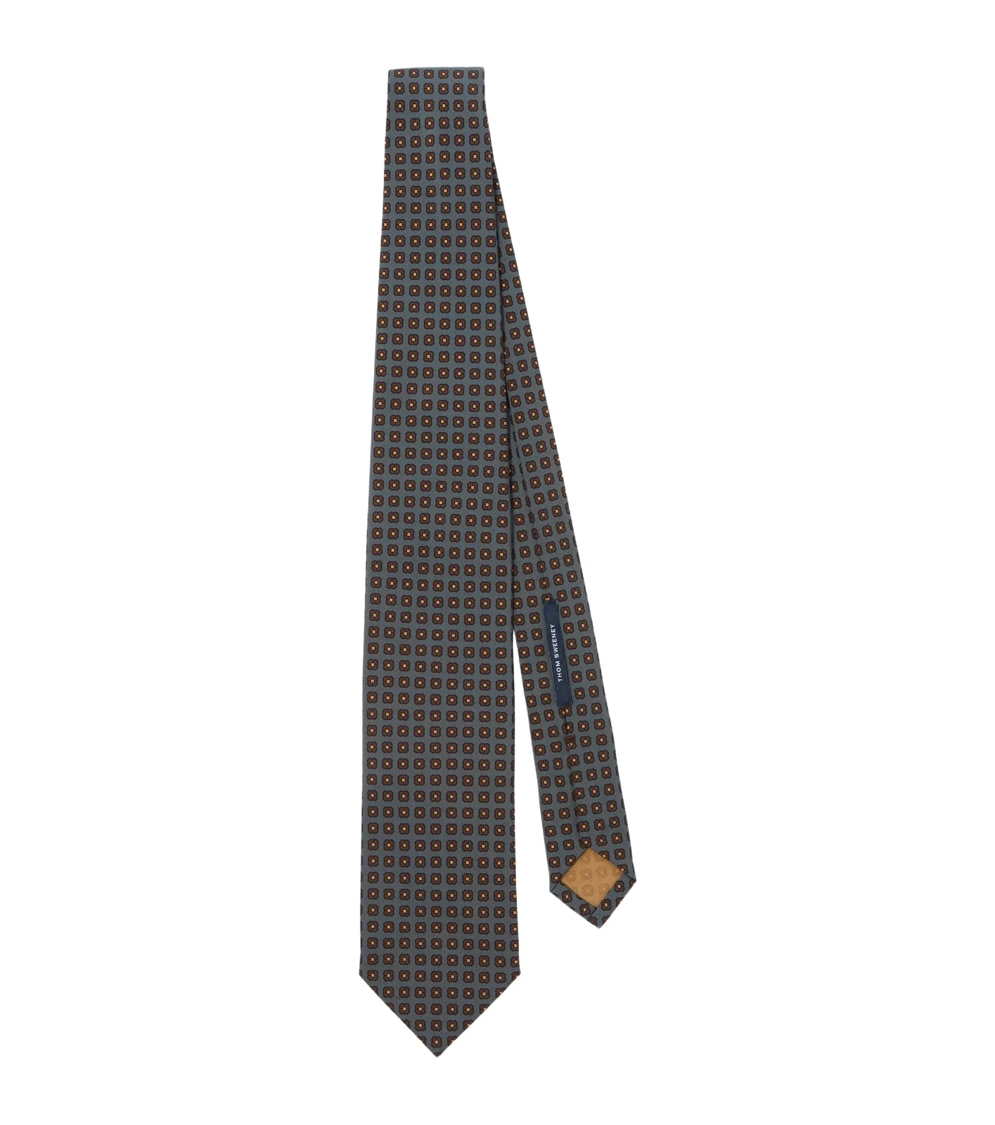 Printed silk tie