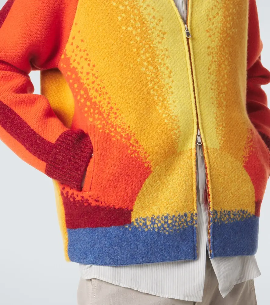 God’s True Cashmere Radiant Sun cashmere zip-up sweater | Thumbnail 3