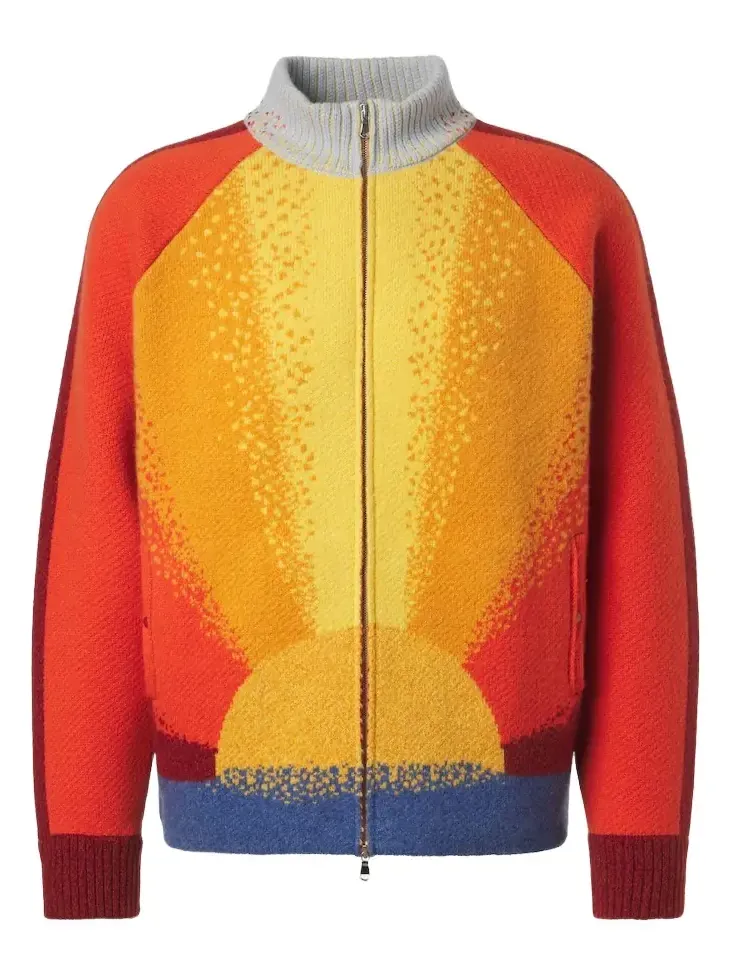 Radiant Sun cashmere zip-up sweater Radiant Sun cashmere zip-up sweater