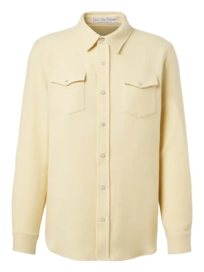Cashmere shirt with moonstone Cashmere shirt with moonstone