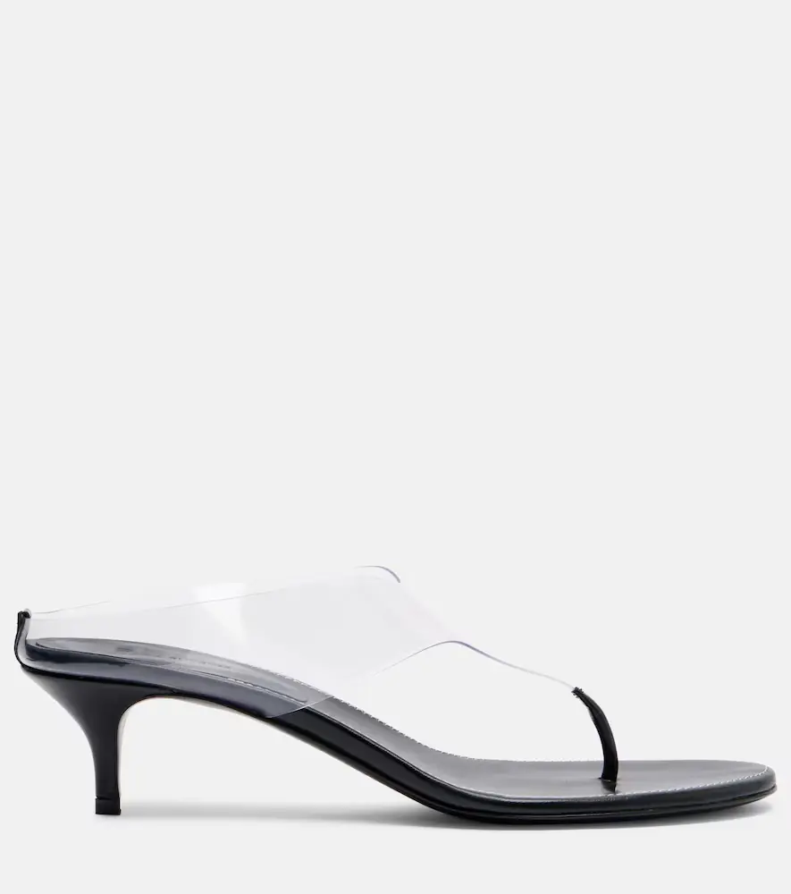 Magda Butrym Leather and PVC thong sandals | Thumbnail 3