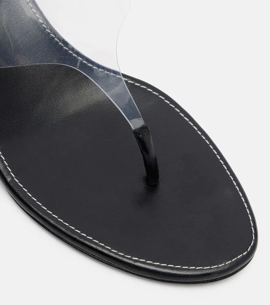 Magda Butrym Leather and PVC thong sandals | Thumbnail 4